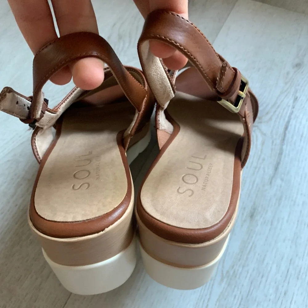 Soul Naturalizer‎ Womens Goodtimes Slingback Wedge Sandals